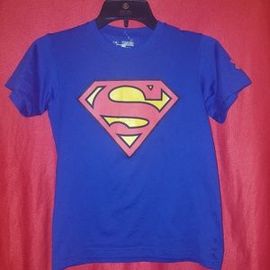 Under Armour boys HeatGear Superman shirt